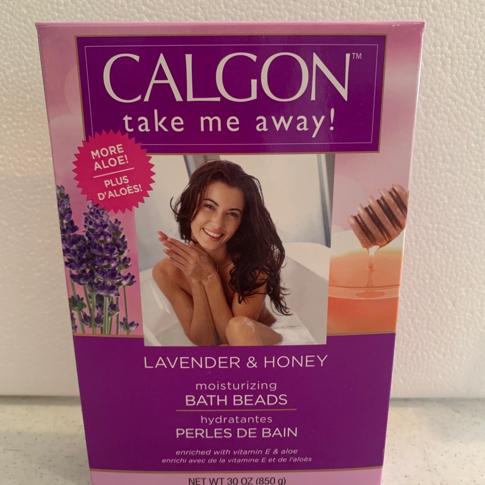 Calgon Lavender and Honey Bath Beads 30oz box